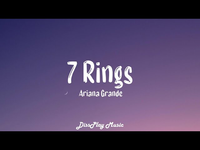 mirindaglace: 7 rings by Ariana Grande ❤ Watch her music on youtube and  listen to it NOW Ari arianator girl wom… | Ariana grande news, Picture music  video, Ariana