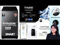 Unboxing &amp; installation of Samsung fully automatic washing machine 10 kg  Hygiene Stream with smart 
