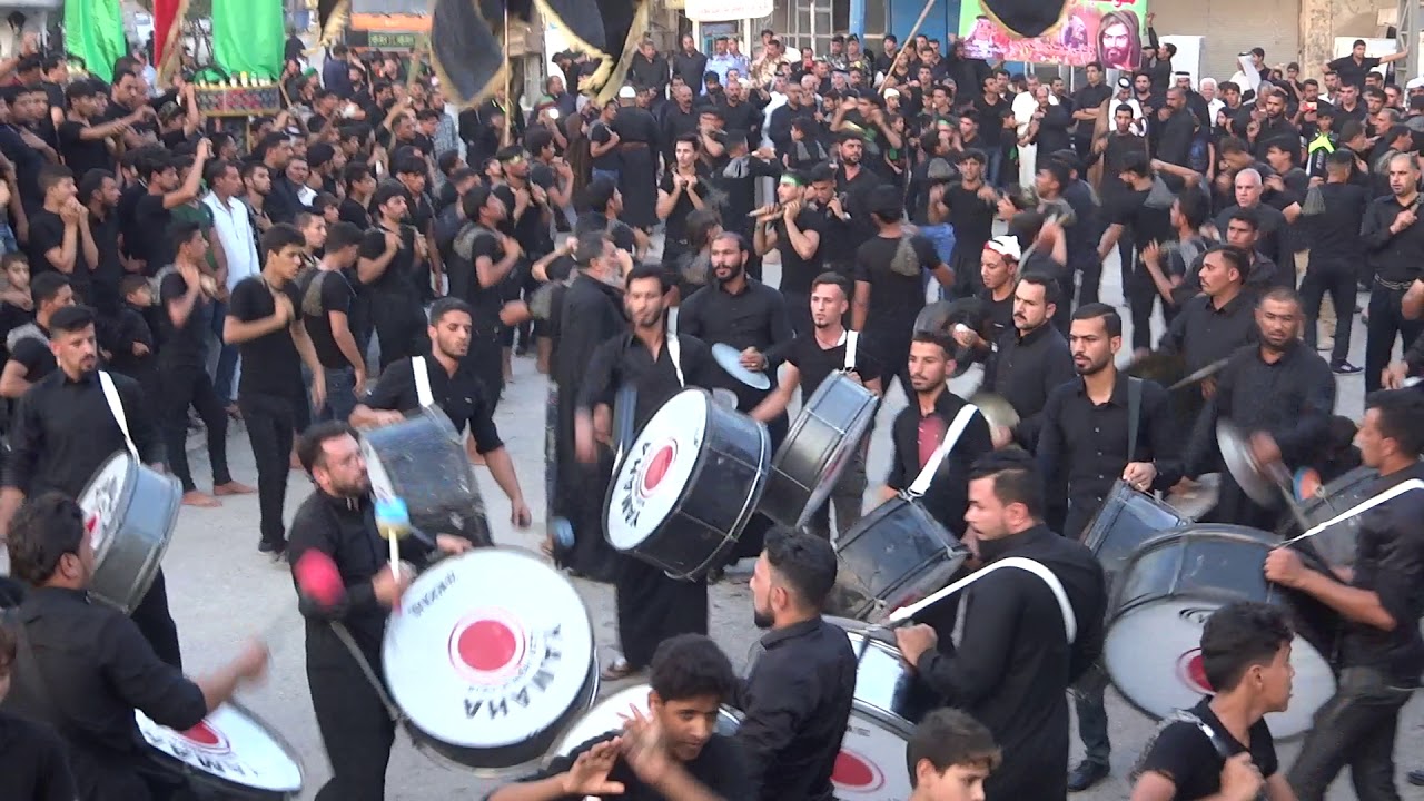 هيئة شباب المناذره موكب زيد الشهيد (  ع ) يوم 9 محرم  لعام 1439 هجريه