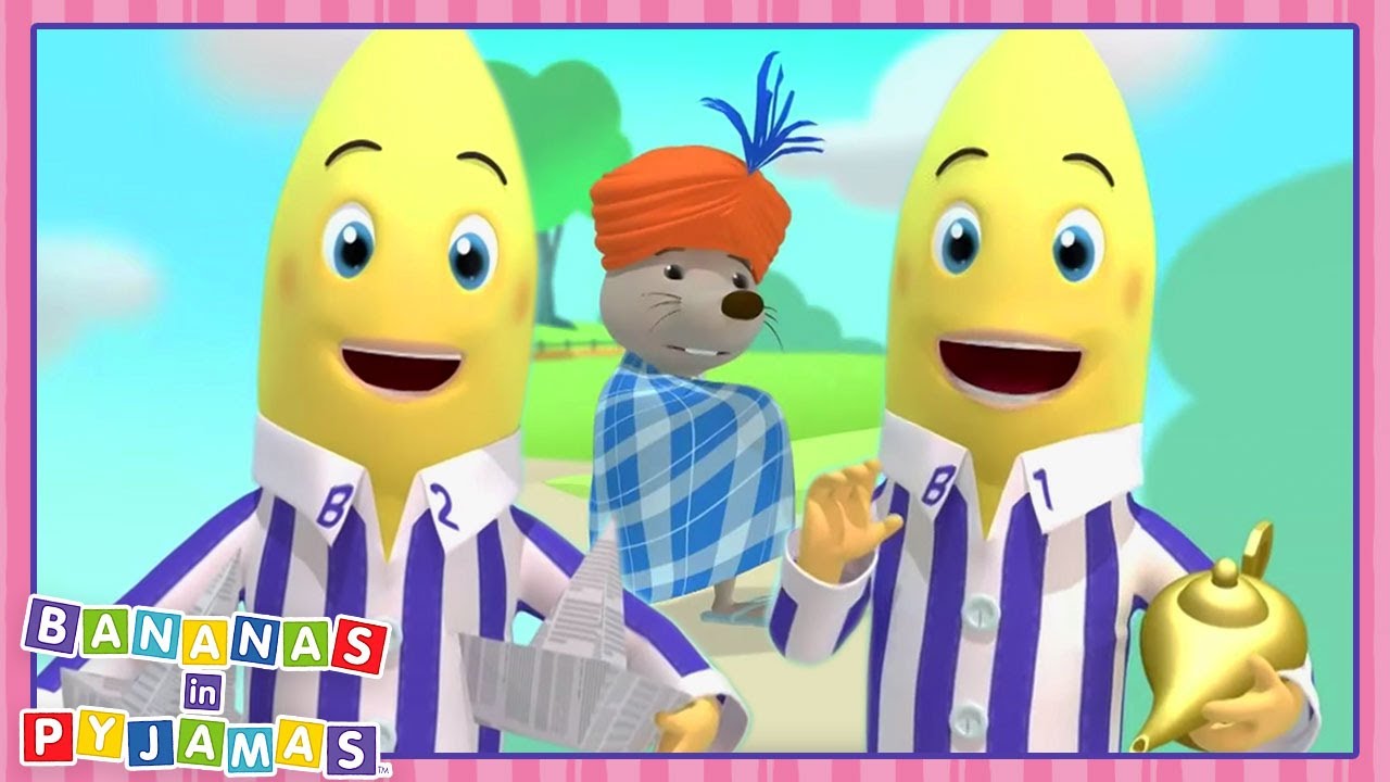 Bananas and the GENIE! Cartoons for Kids Bananas In Pyjamas YouTube