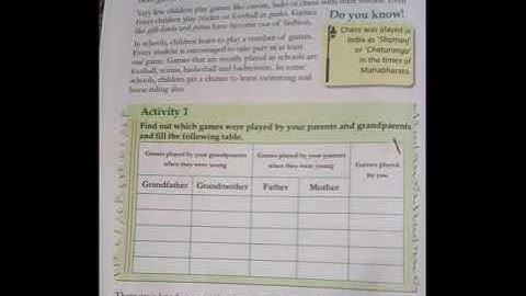 EVS Class 3 Chapter 9 Games we play Part 2
