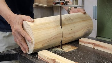 Skillful Carpentry Techniques Of Vietnamese Carpenters - Unique Design Ideas Very Fancy Round table