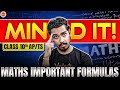 Forget the Textbook! 📖 Just "Mind It" These Formulas for Special Test-1 | Rupesh Sir