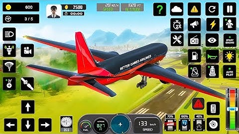 Real Flight Airplane City Pilot Simulator - Plane Boeing Emergency Landing - Android Gameplay
