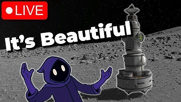 Building A Mun Colony | KSP Hardcore Live!