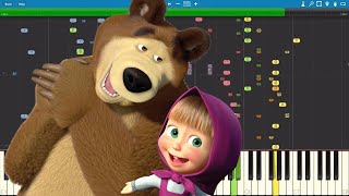 IMPOSSIBLE REMIX - Masha And The Bear Theme - Маша и Медведь - Piano Cover chords