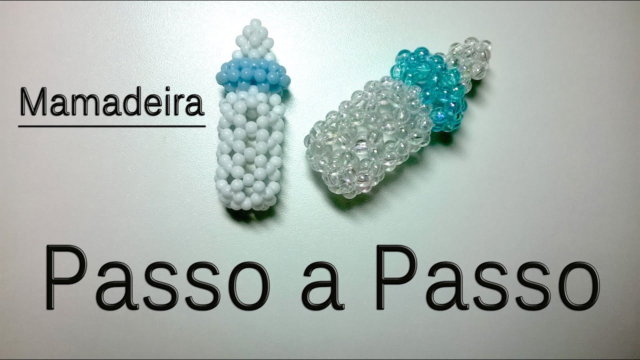 Mamadeira de miçangas Passo a Passo