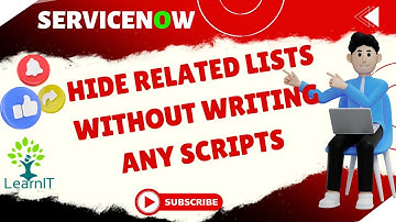 Verberg gerelateerde lijsten zonder scripts te schrijven | UI-beleid | ServiceNow