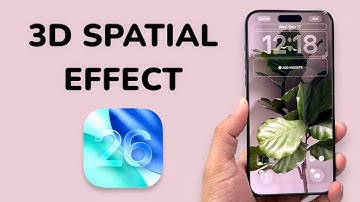 How To Add 3D Spatial Effect Wallpaper On iPhone (iOS 26)
