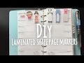DIY LAMINATED SHAPE PAGE MARKER (For planners & books)