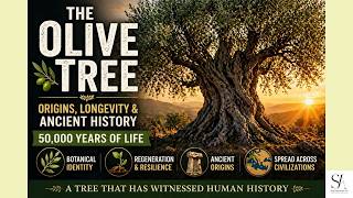 The Olive Tree: Origins, Longevity & Ancient History 🌿50,000 Years of Life #OliveTree #BiblicalHerbs