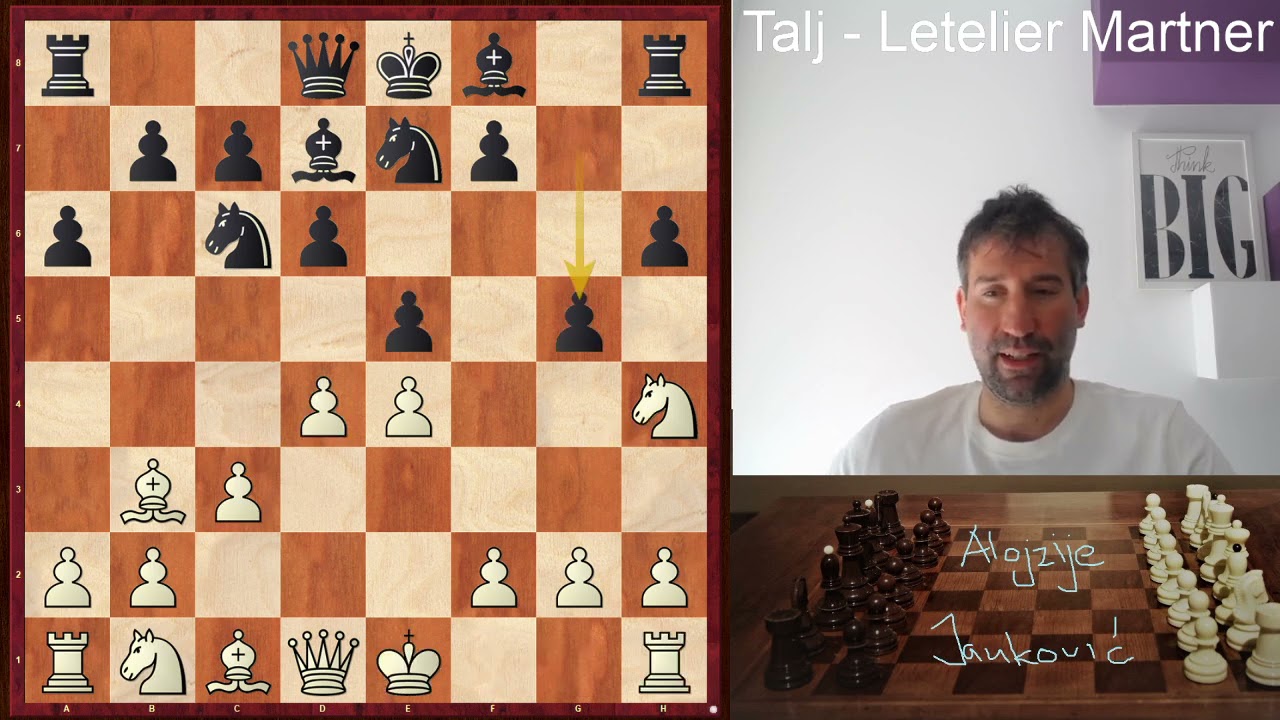 Još jedna briljancija Mihaila Talja!(Talj - Letelier Martner, Havana 1963.)