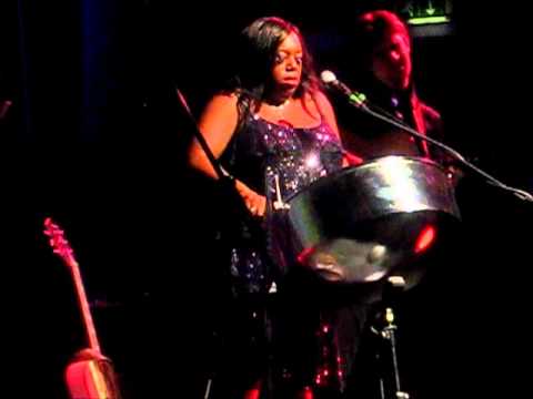 Debra Pandiva Romain-Ahmad plays at Caribbean Dinn...