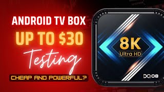 Android TV box with 8K and lower than $30 ? Let's test it - DQ08 unboxing