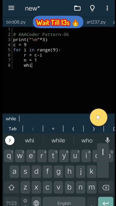 How Easy In Python To Print Reverse Pyramid Number Pattern | Coding ...