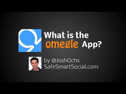 Omegle Chat App - Social Media Safety Guide