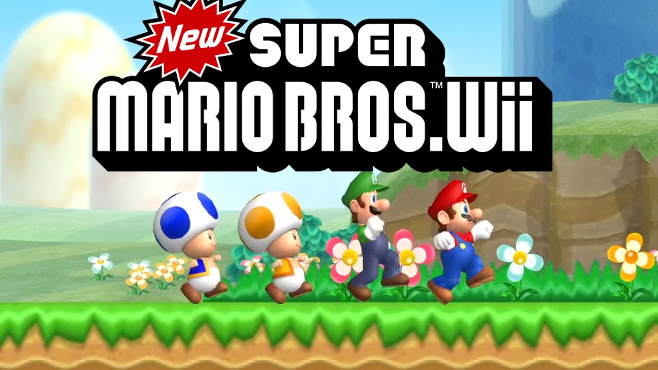 New Super Mario Bros Wii *WORLD 1* [FIRST TIME EVER PLAYING THIS