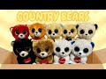 UNBOXING THE COUNTRY EXCLUSIVE BEANIE BOO BEARS || SHELF SET UP