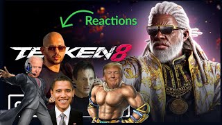 Andrew Tate, Us Presidents, and Liam Neeson react to Leroy Smith Gameplay Trailer - TEKKEN 8