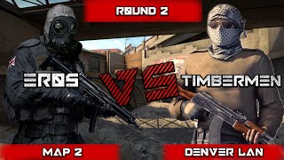 Round 2 | Map 2 - Overpass | Eros VS Timbermen | Fragadelphia 17 Denver LAN