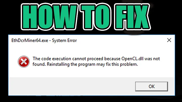 Fix the OpenCL.dll Error in Claymore Miner