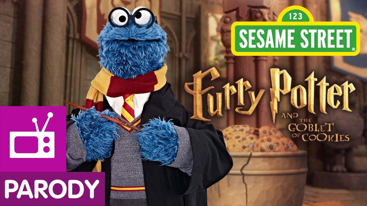 Sesame Street Furry Potter And The Goblet Of Cookies Harry Potter Parody Youtube