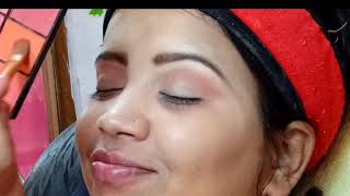 easy real HD bridal Makeup /घर बैठे दुल्हन का मेकअप करना सीखें /Bridal makeup step by step green eye