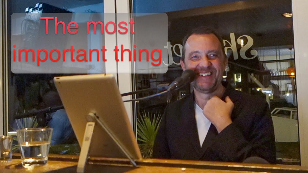 The most important thing for an entertaining musician!