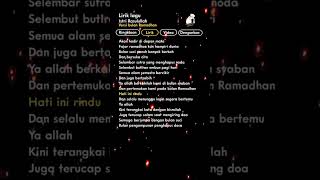 Lirik Lagu Istri Rasulullah versi Bulan Ramadhan #menjelangramadhan #2024 #istrirasulullah #fyp screenshot 1