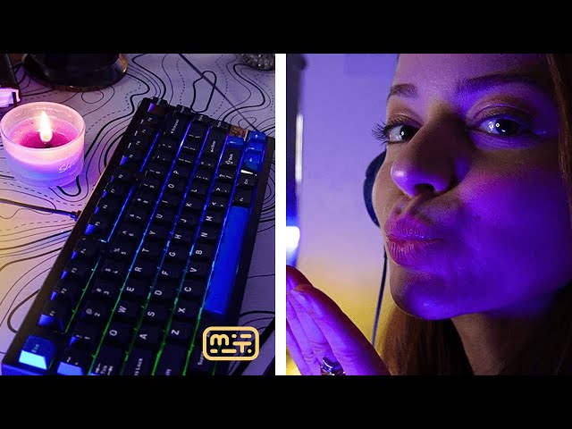 ASMR : Ambiance cosy et clavier mécanique sur MonkeyType !