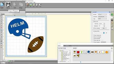 VinylCut 5 Software Creating New Projects, Opening and Saving them, Step by Step Video