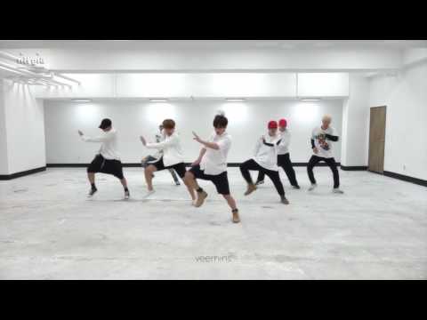 BTS - Fire Dance Practice Mirrored (70% Slow)