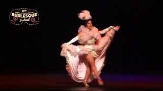 Coco Lectric performing her 'Mambo' act at the 2014 Perth International Burlesque Festival