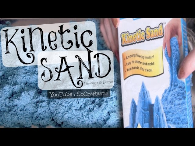 KINETIC SAND ▷ Opening, Review & Demo | SoCraftastic