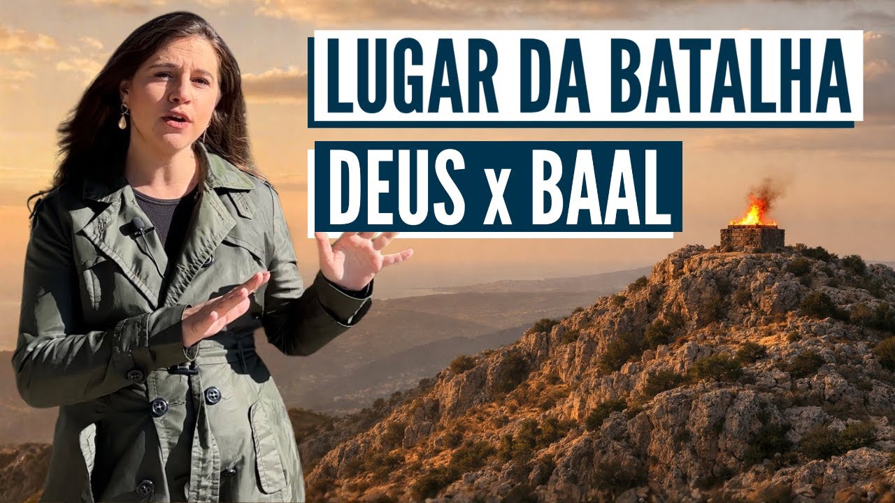 SUBIMOS O MONTE CARMELO! Israel com Aline