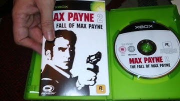 Nostalgamer Unboxes All PAL Max Payne Games On Microsoft Xbox UK PAL System Version