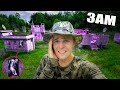I Slept Overnight In An Abandoned Paintball Field! 3Am Challenge
