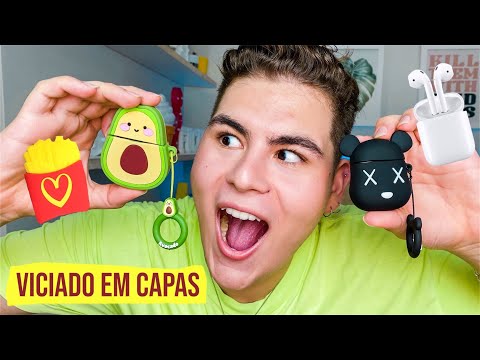 MINHAS CAPINHAS DE AIRPODS *fone de ouvido