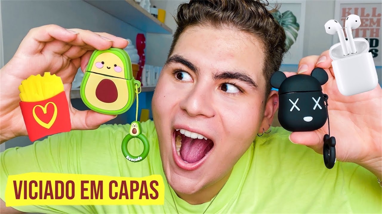 Capa de fone de ouvido transparente bluetooth sem fio bonito para apple  airpods 1 2 capa de fone de ouvido capa protetora|Acessórios para fone de  ouvido| - AliExpress