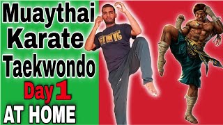 Ultimate Beginner's Guide to Muay Thai Training at Home 🥊💪 | No Equipment Needed! | Challenge Day 1