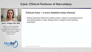 Case: Clinical Features of Narcolepsy