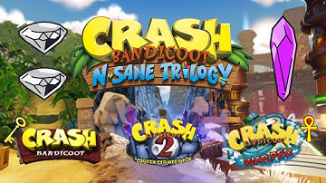 Crash Bandicoot N. Sane Trilogy | Full Game | All Gems | 311%