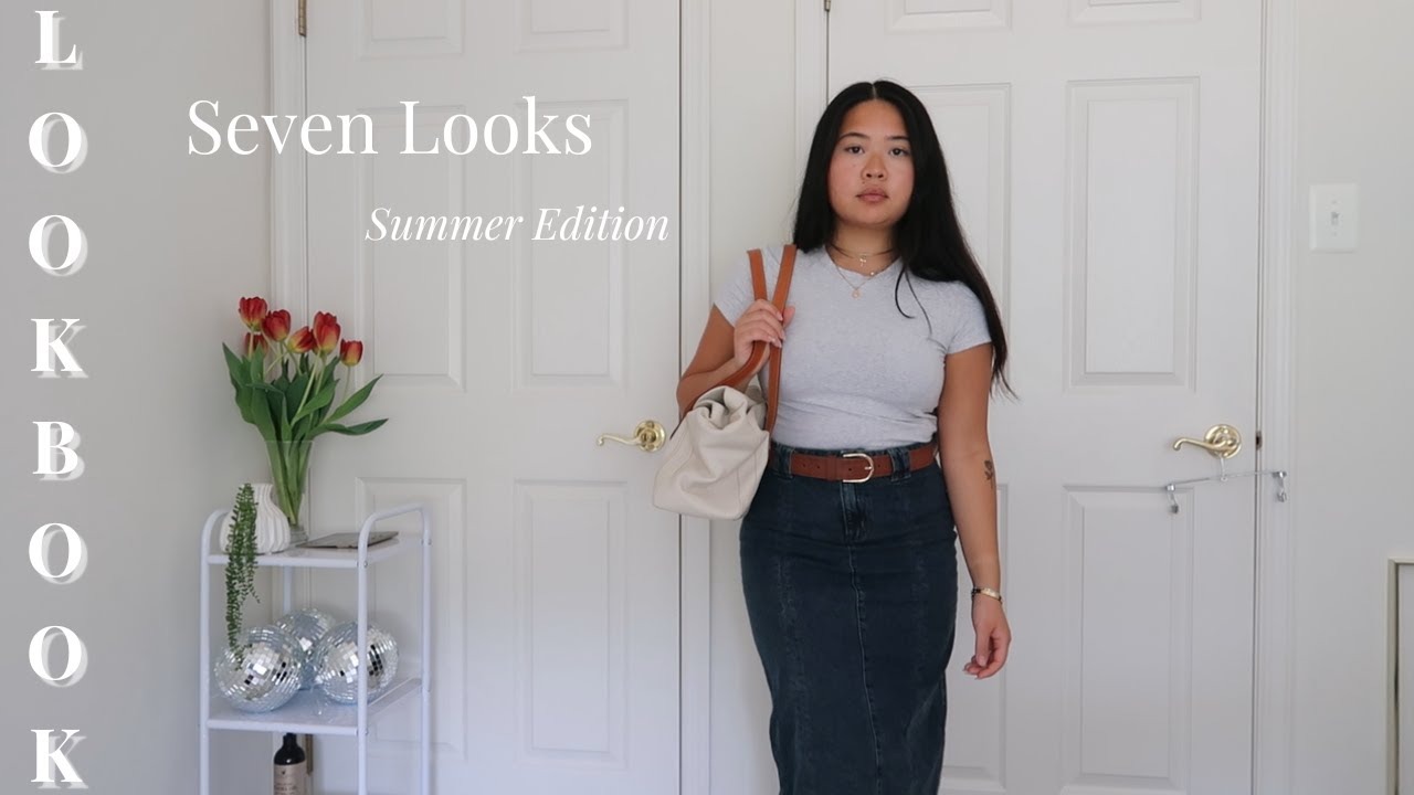 LOOKBOOK #1 | SEVEN (AND A HALF) OUTFITS FOR SUMMER - YouTube