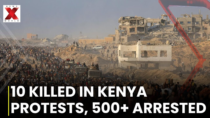 At Least 10 Killed in Kenya Anti-Government Protests, Over 500 Arrested | NewsX World