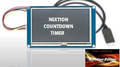 NEXTION Countdown Timer