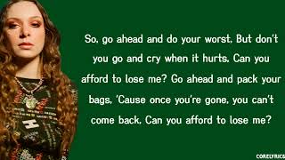 Holly Humberstone - Can You Afford To Lose Me? (lyrics)