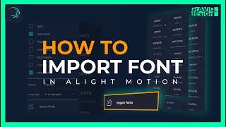 How to Import Font In Alight Motion: Font Sorting screenshot 5