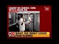 CCTV: K'taka Cong Neta  attempts to burn Govt office