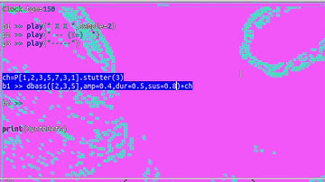 FoxDot+processing+Roland V-1HD+OBS