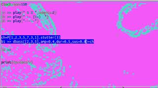 FoxDot+processing+Roland V-1HD+OBS